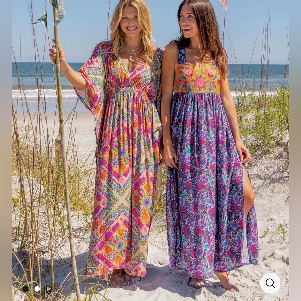 Lapogee~Floral Maxi Dress (XL) – New Without Tags